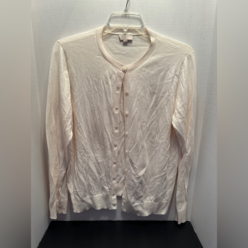 Loft Outlet Crew Neck Cardigan